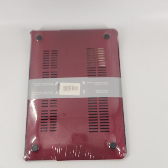 Hardcase Plastic Cover Shell Apple MacBook Air 13" Red Laptop 2 Piece Design - Picture 2 of 2